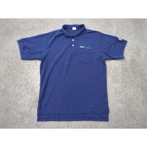 Vintage AT&T‎ U-Verse Polo Shirt Mens Large Blue VF Imagewear Made in USA #2